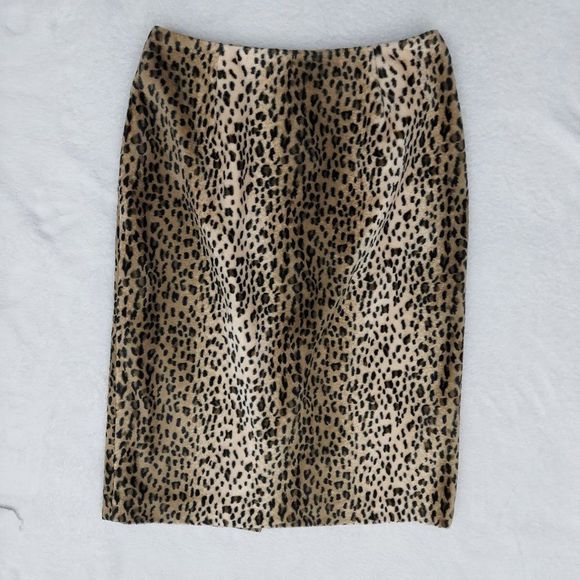 Vintage 90s Y2K Georgiou Studio Animal Print Skirt - Picture 2 of 14